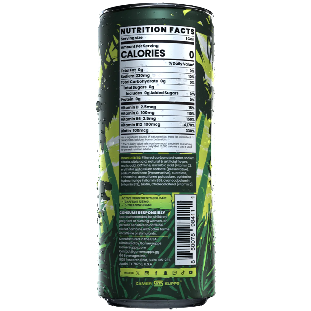 GG® Sugar Free Premium Energy - Variety Pack (12 Cans) - Image 8